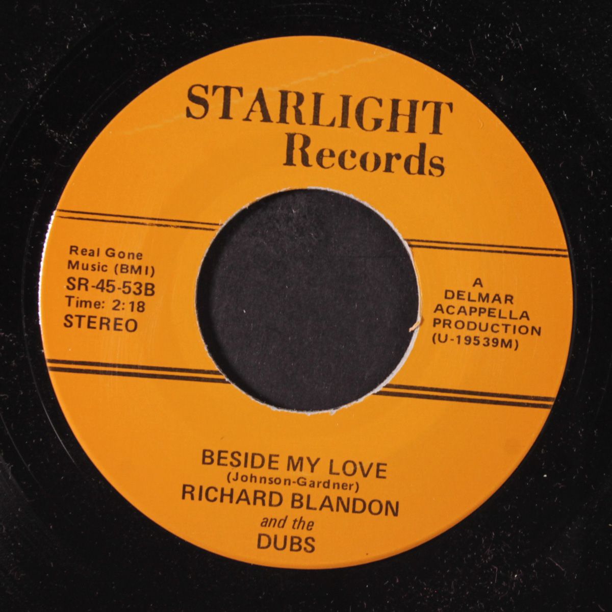 heartache to me / beside my love by RICHARD BLANDON & DUBS