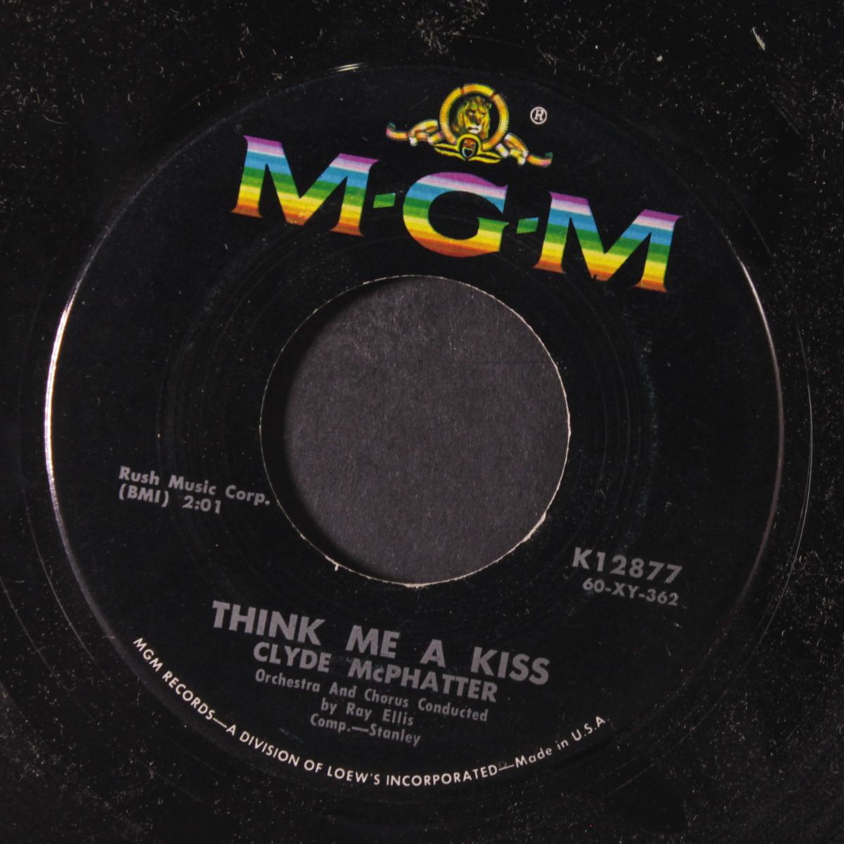 think me a kiss / when the right time comes along by CLYDE MCPHATTER
