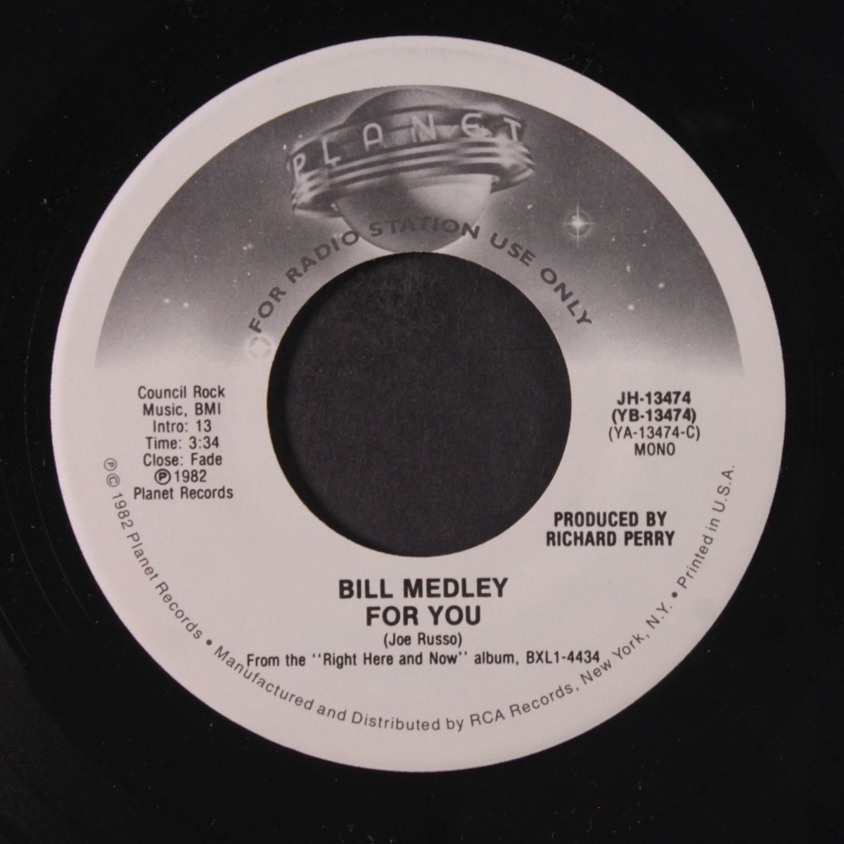 for you / mono by BILL MEDLEY