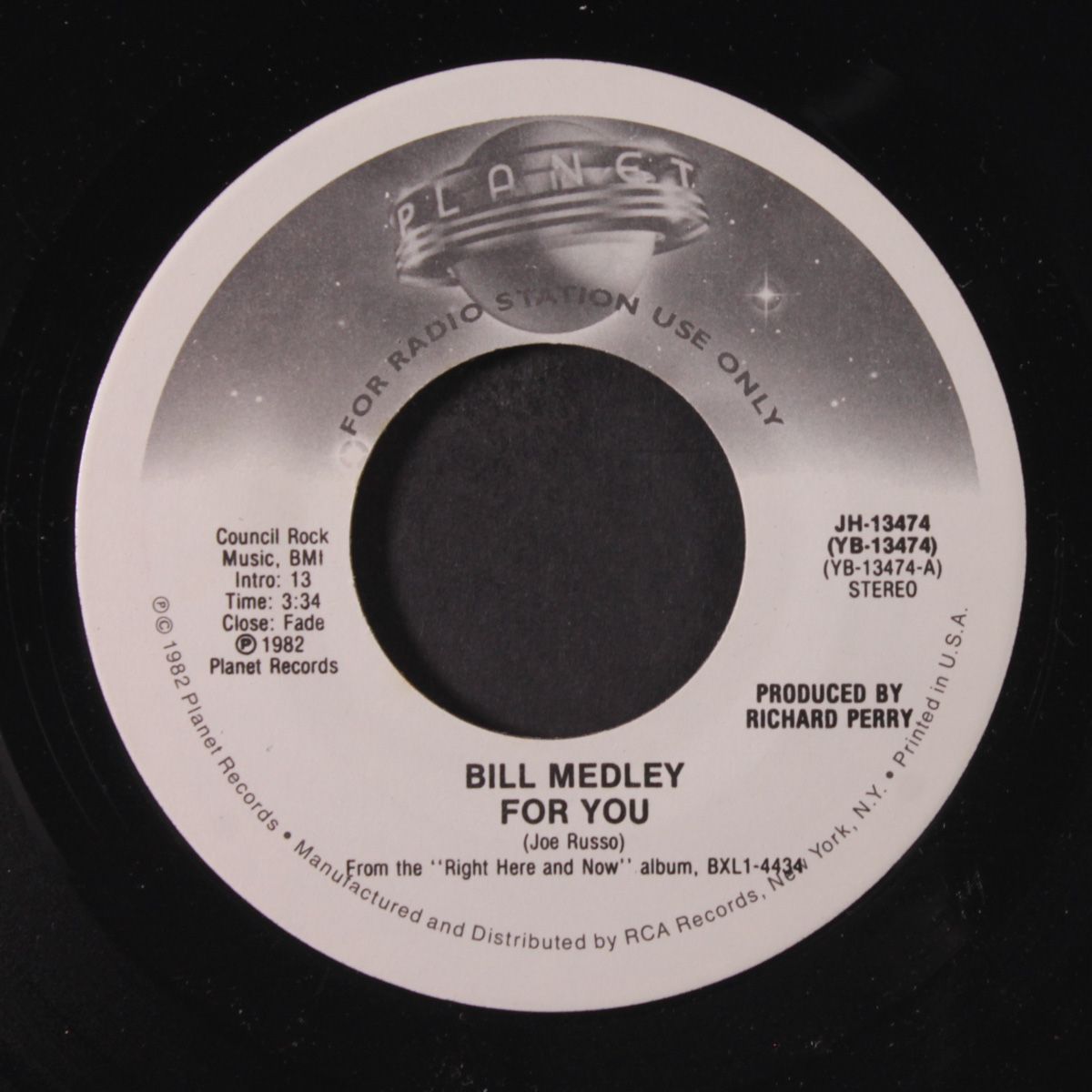 for you / mono by BILL MEDLEY