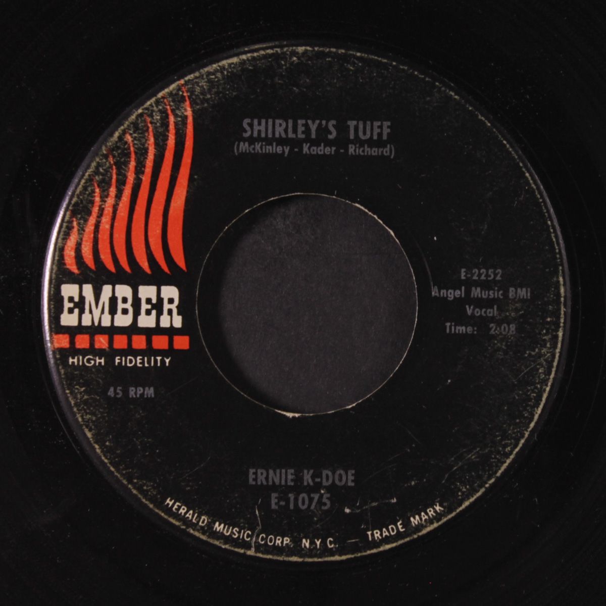 shirley's tuff / my love for you by ERNIE K. DOE