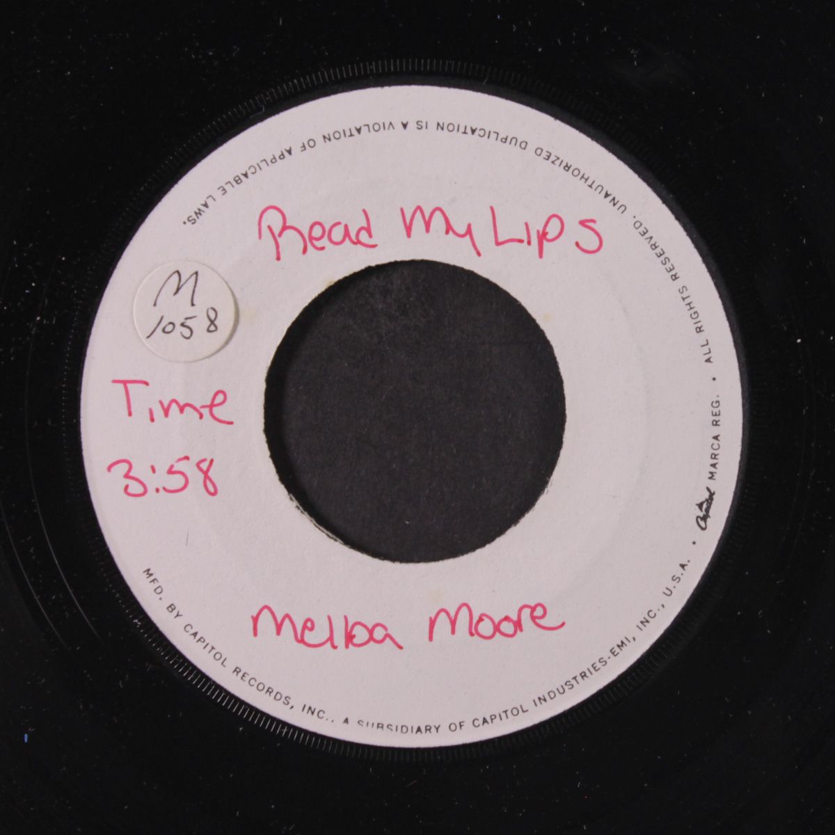 read my lips / same by MELBA MOORE