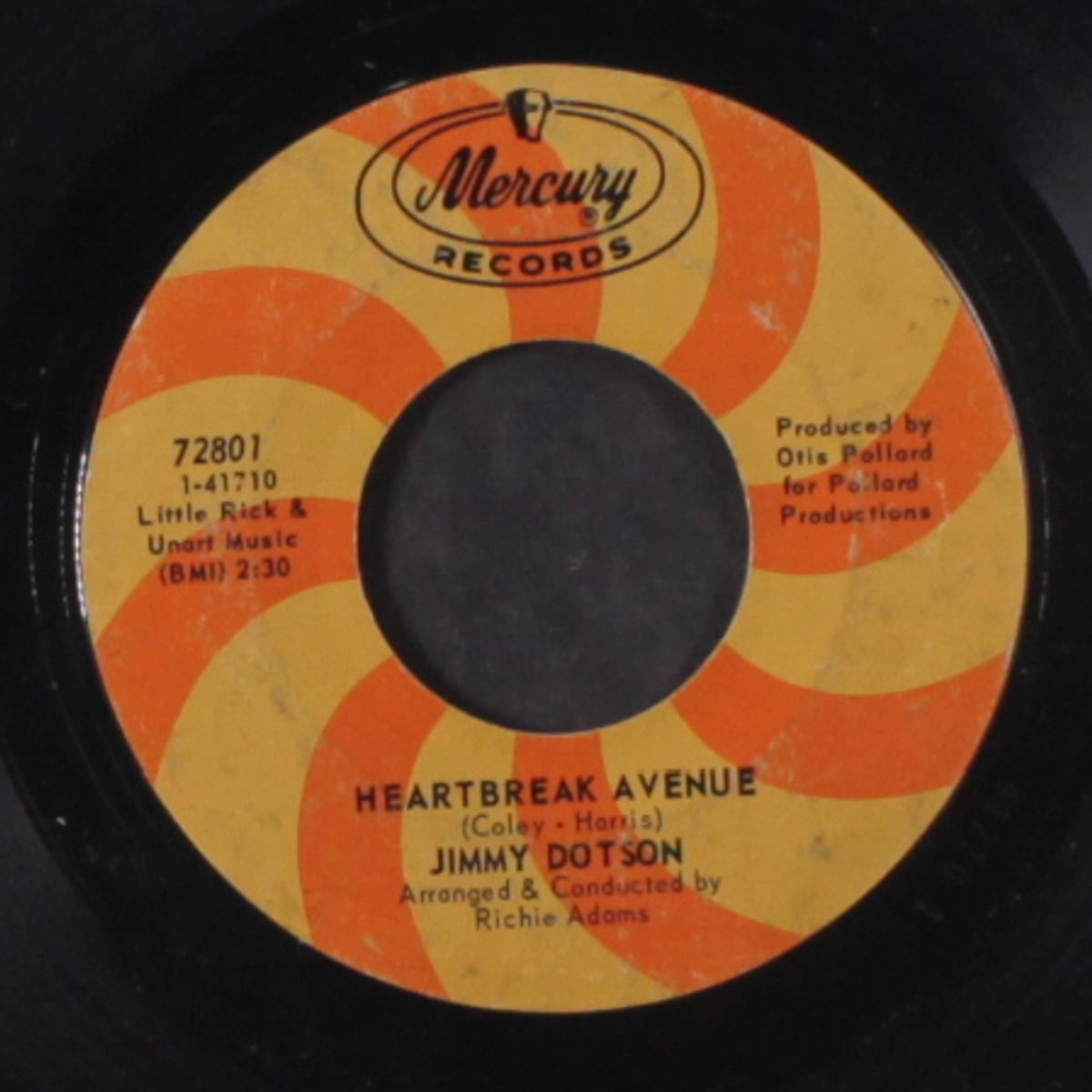 baby turn your head / heartbreak avenue by JIMMY DOTSON