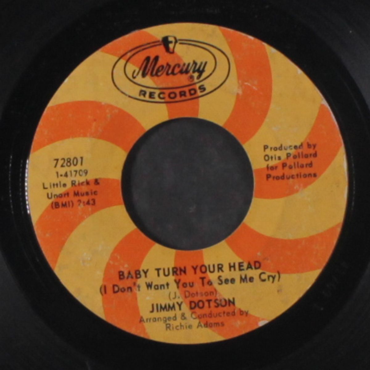 baby turn your head / heartbreak avenue by JIMMY DOTSON