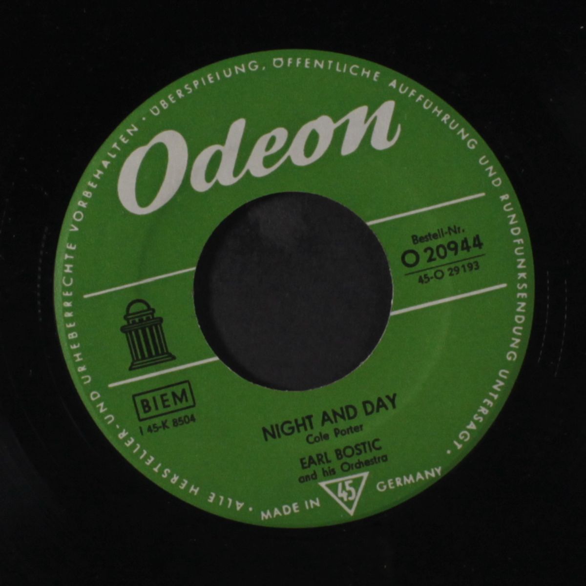 bacarole / night & day by EARL BOSTIC