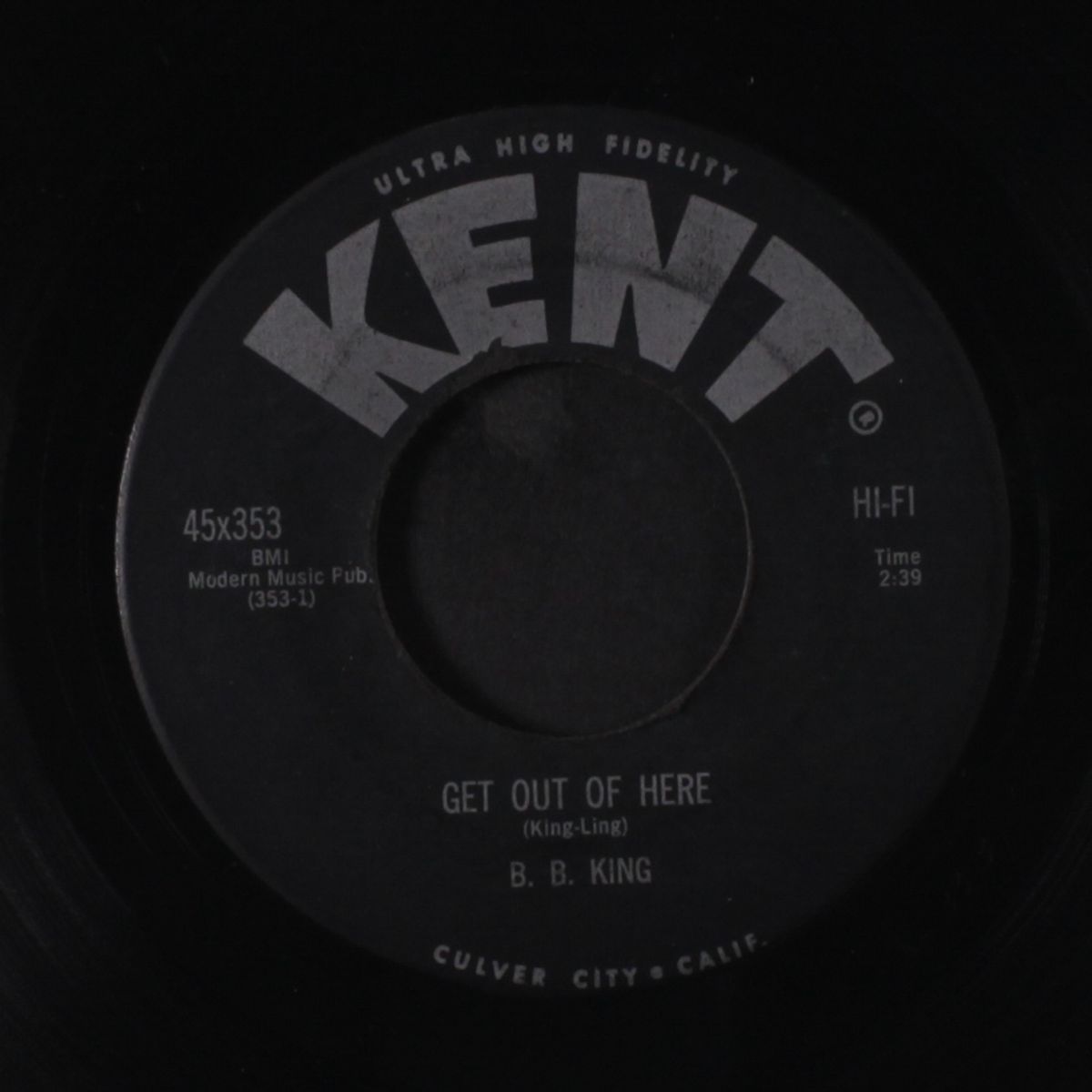 get out of here / bad luck soul by B.B. KING