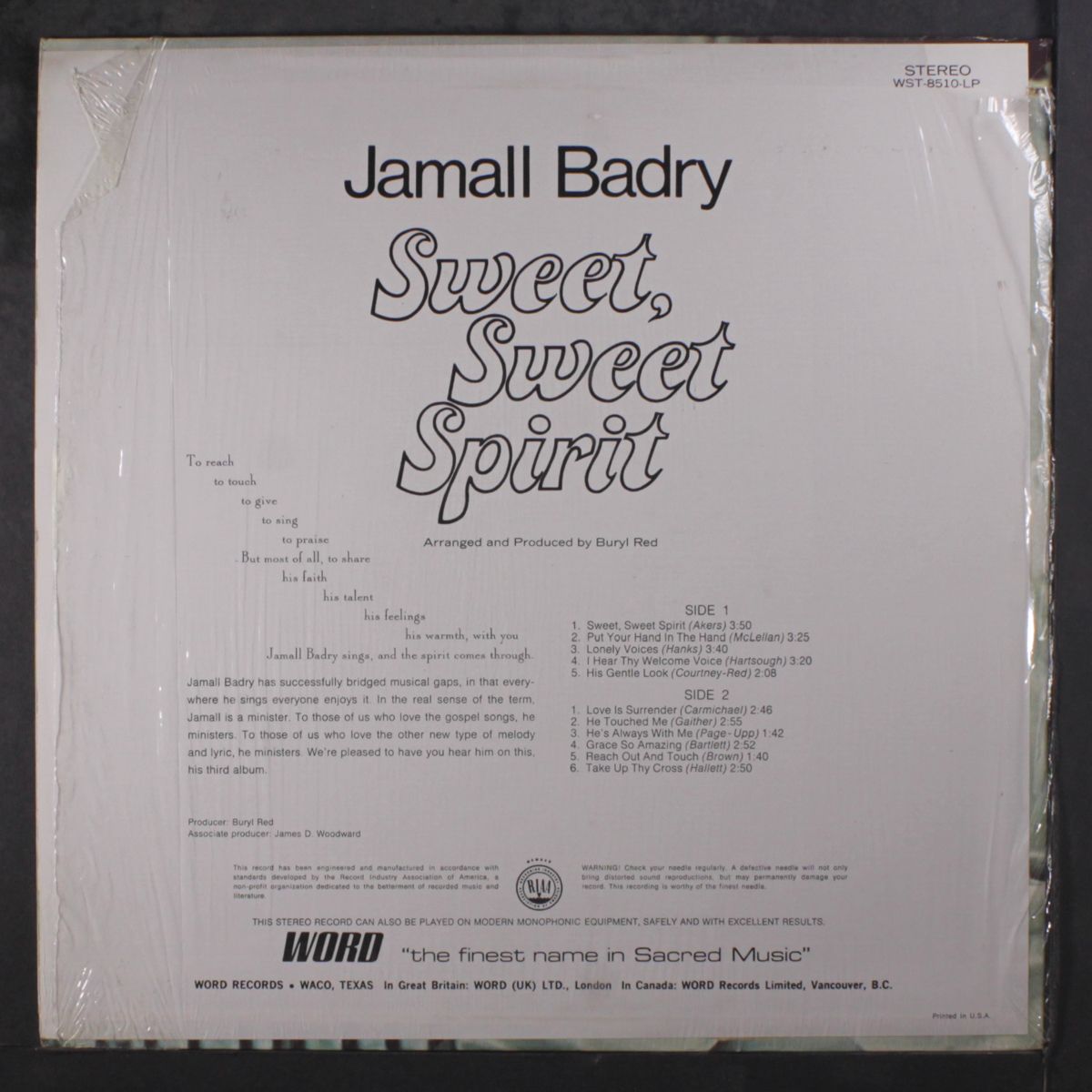 sweet, sweet spirit by JAMALL BADRY