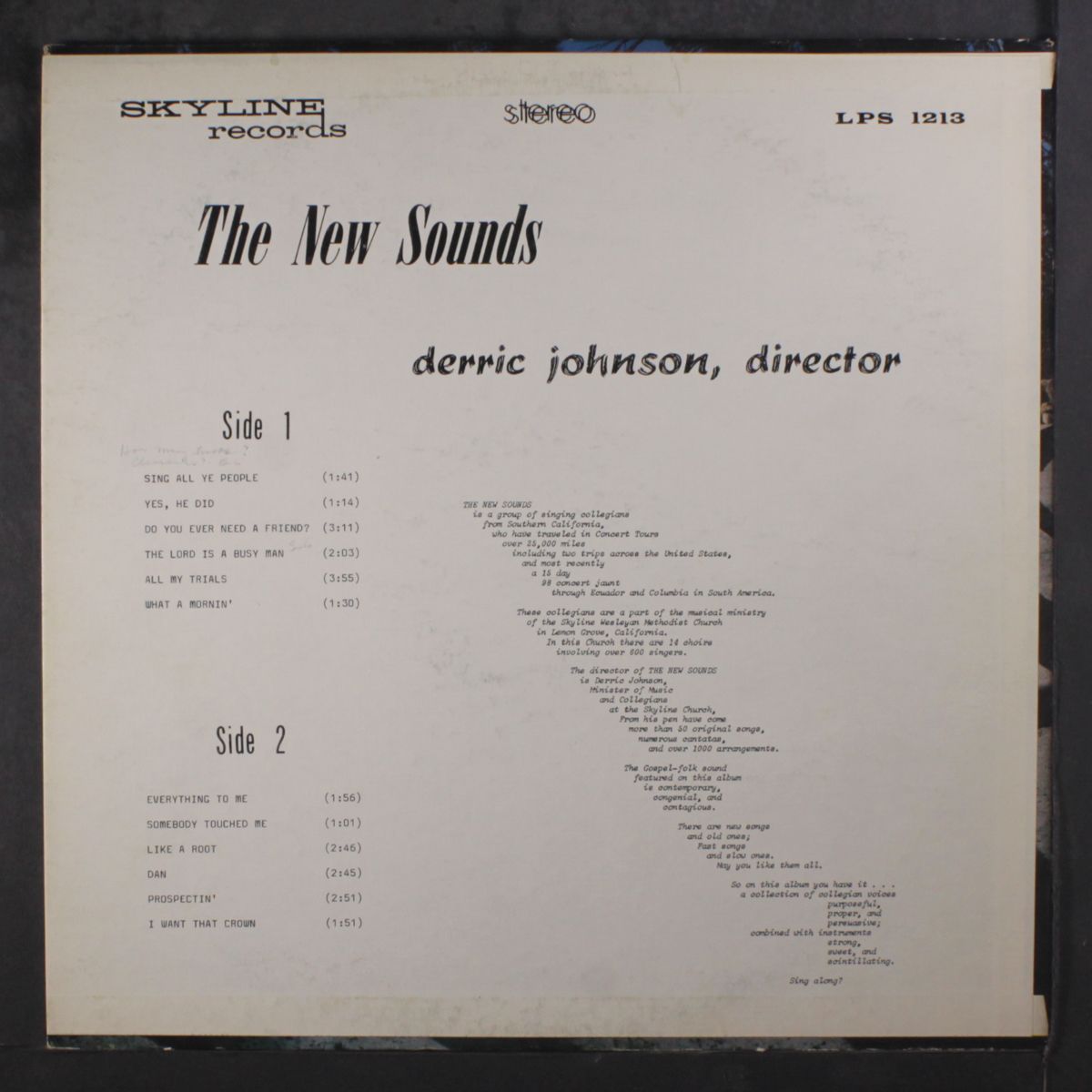 the new sounds by DERRIC JOHNSON & NEW SOUNDS