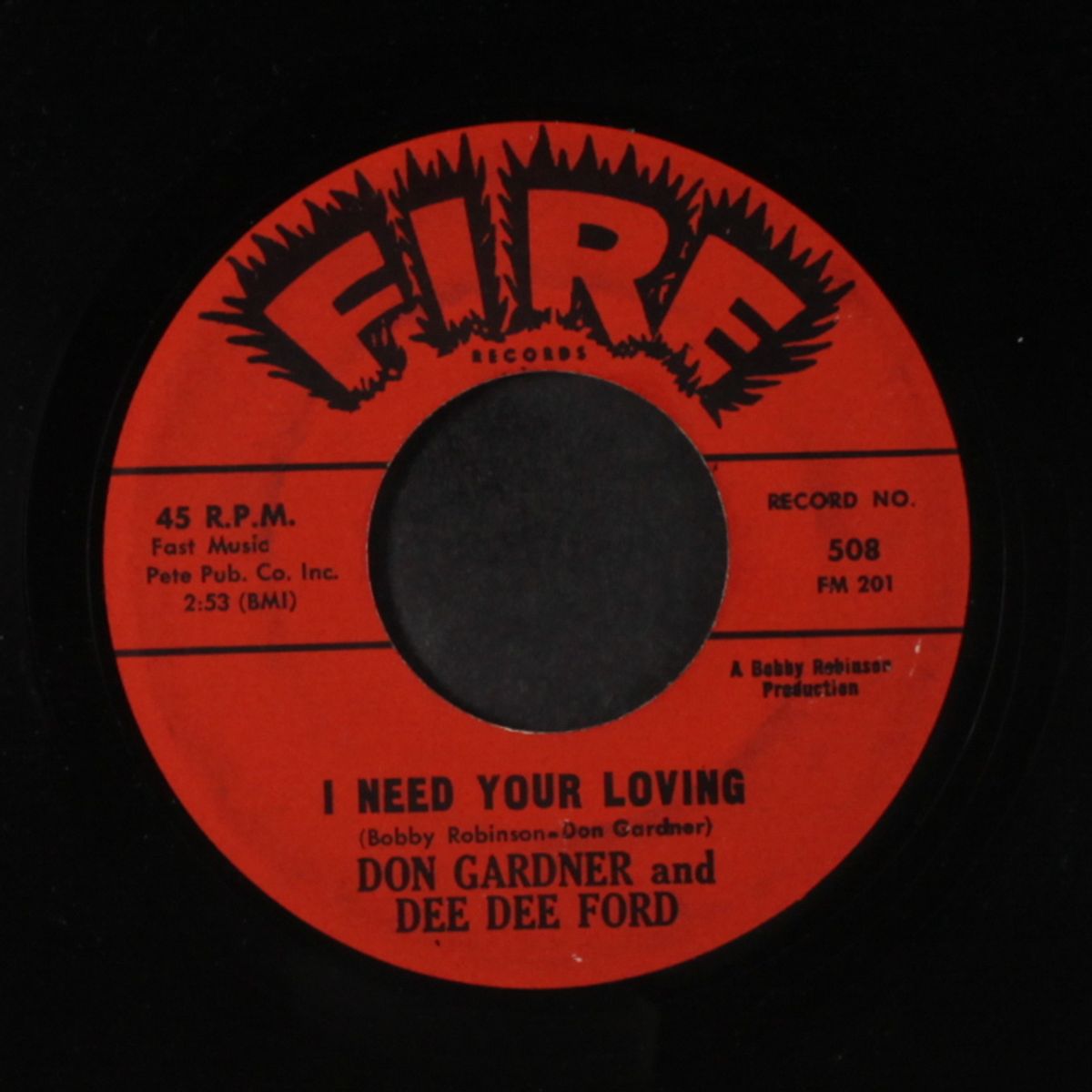 i need your loving / tell me by DON GARDNER & DEE DEE FORD