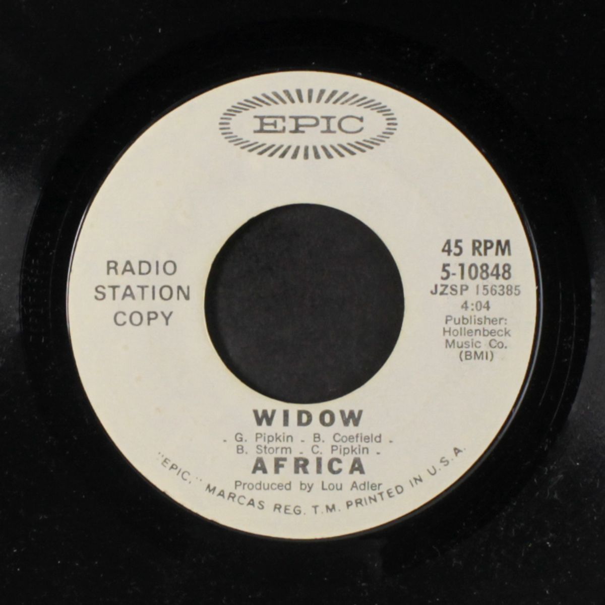 here i stand / widow by AFRICA