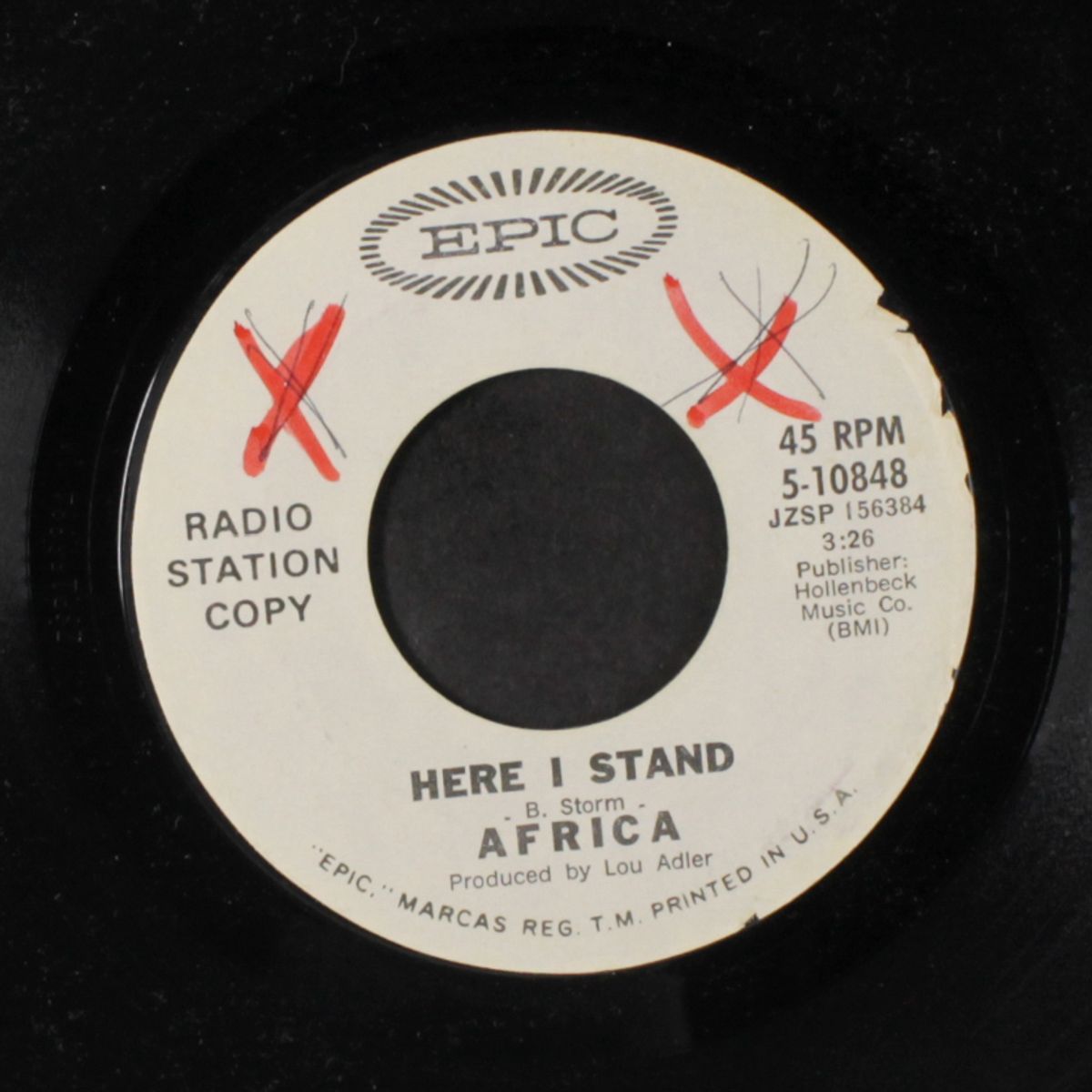 here i stand / widow by AFRICA
