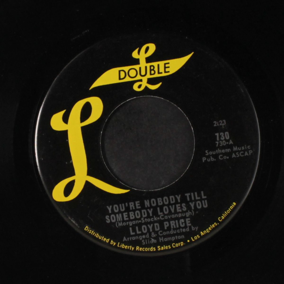you're nobody til somebody loves you / i'll be a fool for you by LLOYD PRICE