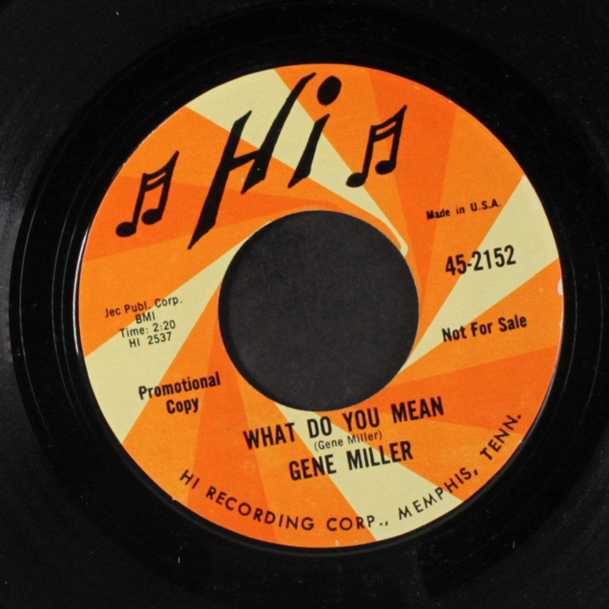 i was wrong / what do you mean by GENE MILLER