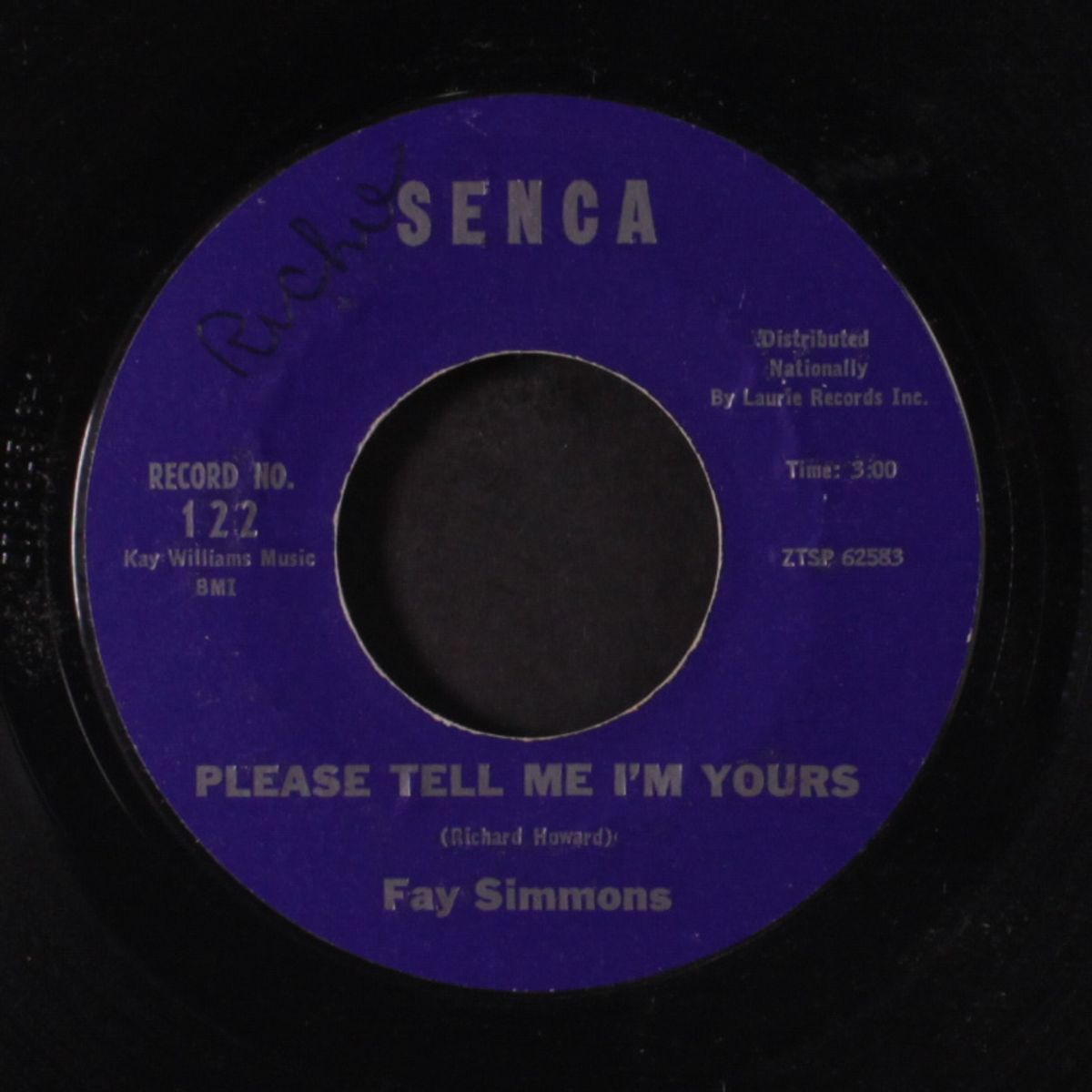 and the angels sing / please tell me i'm yours by FAY SIMMONS