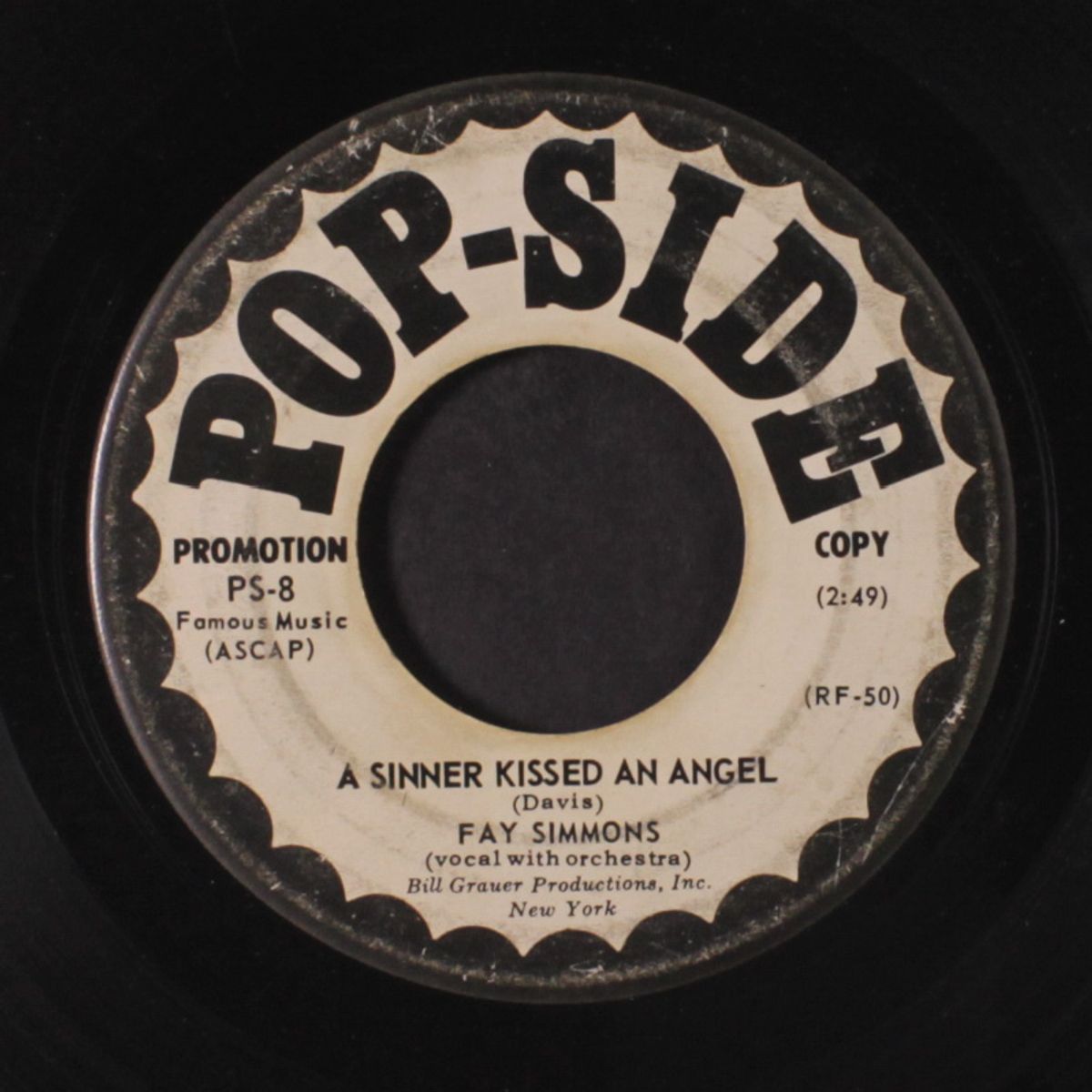 a sinner kissed an angel / just to hold my hand by FAY SIMMONS