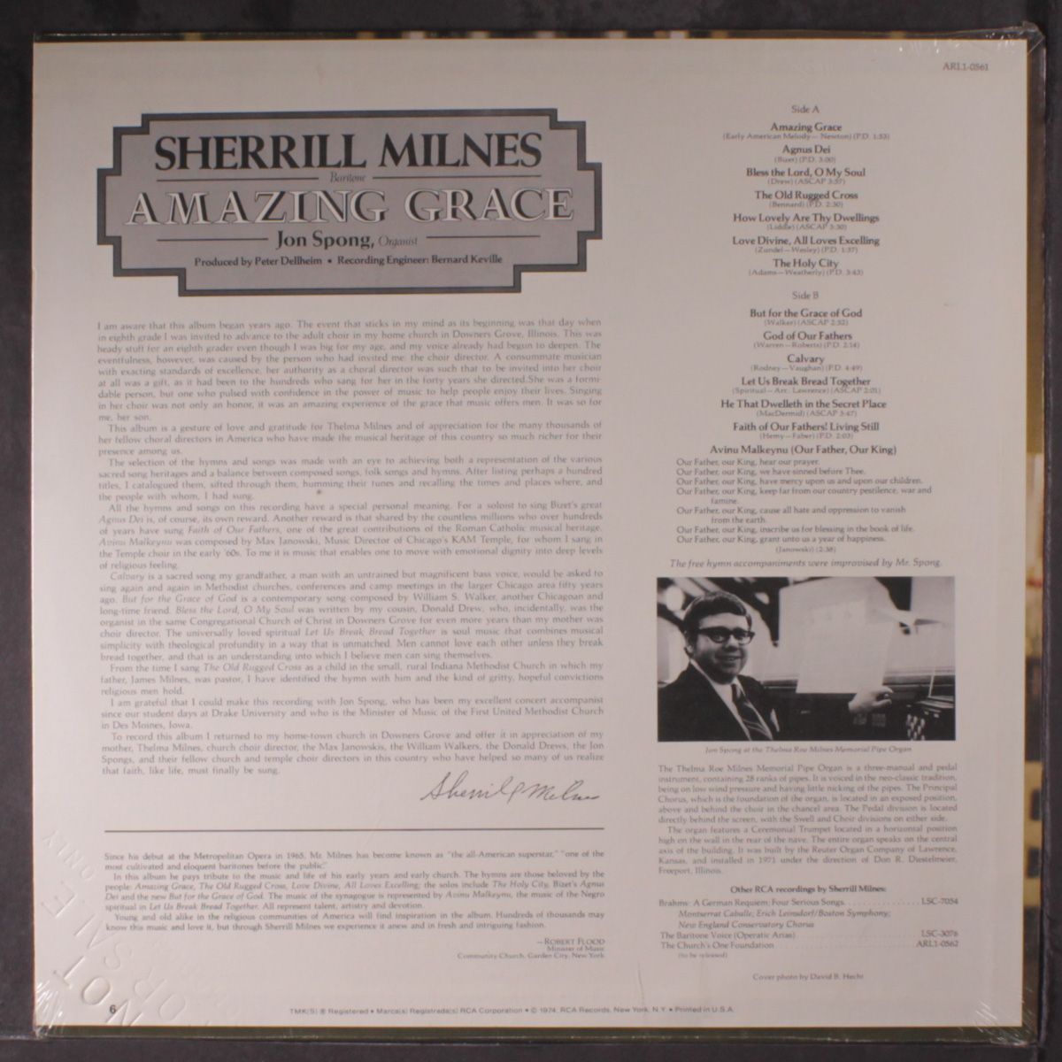 amazing grace by SHERRILL MILNES