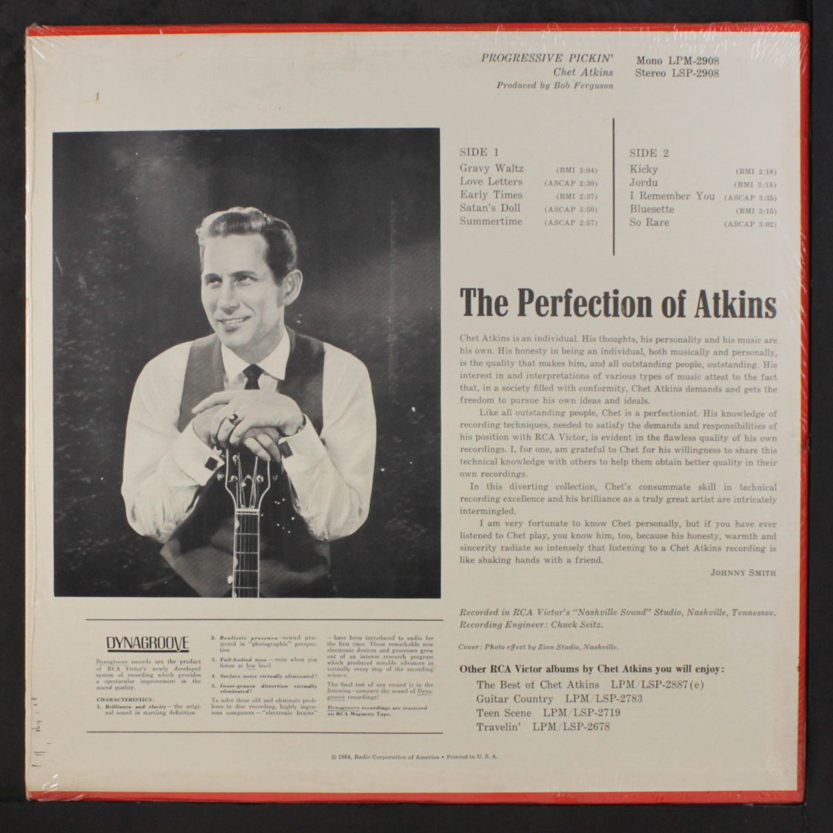 progressive pickin' by CHET ATKINS
