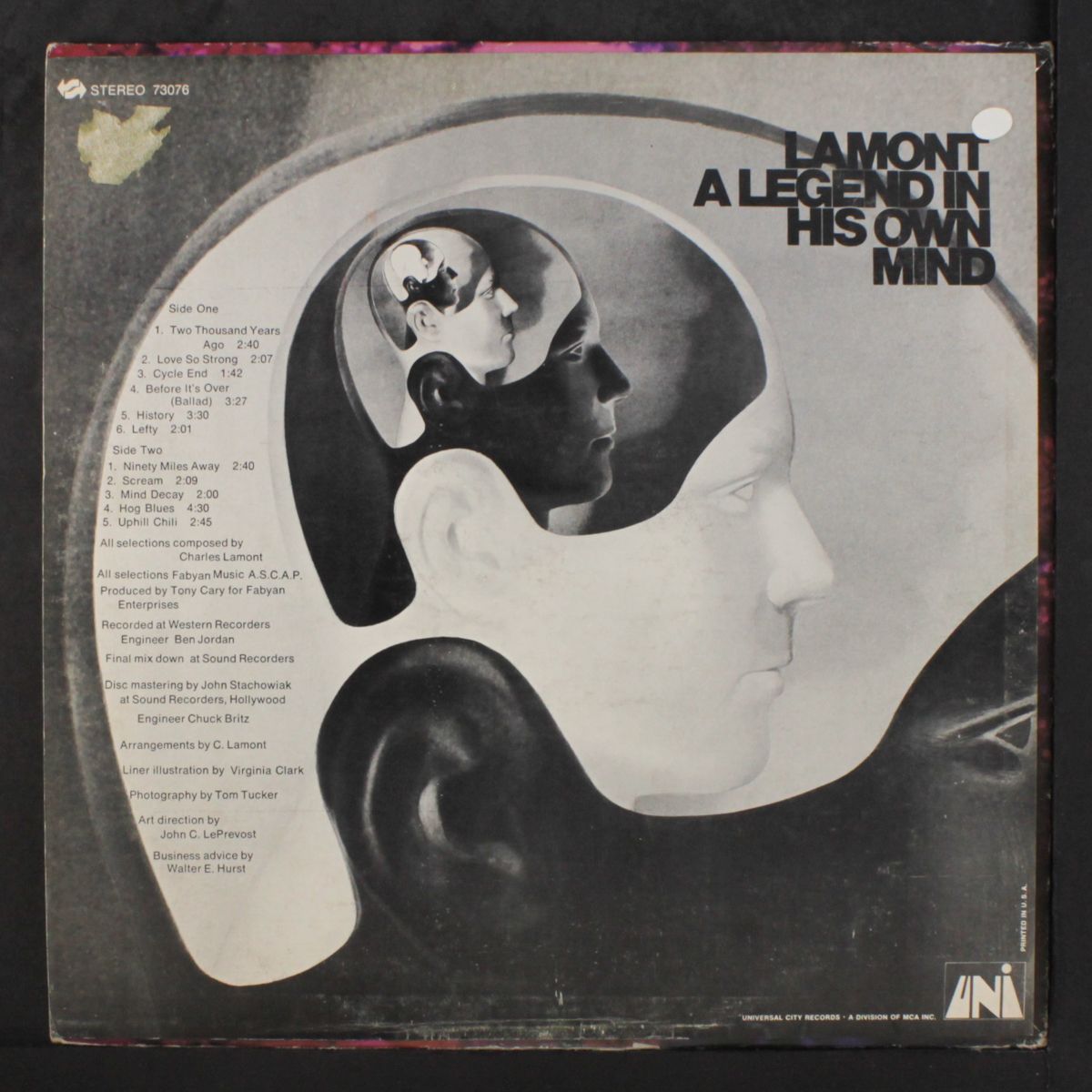 a legend in his own mind by LAMONT
