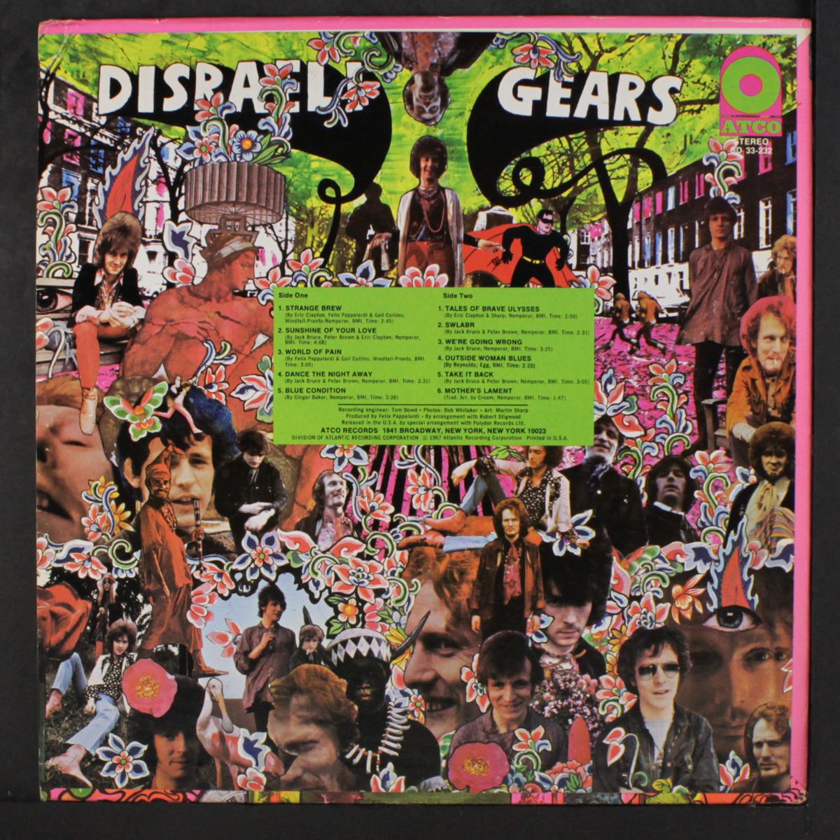 disraeli gears by CREAM