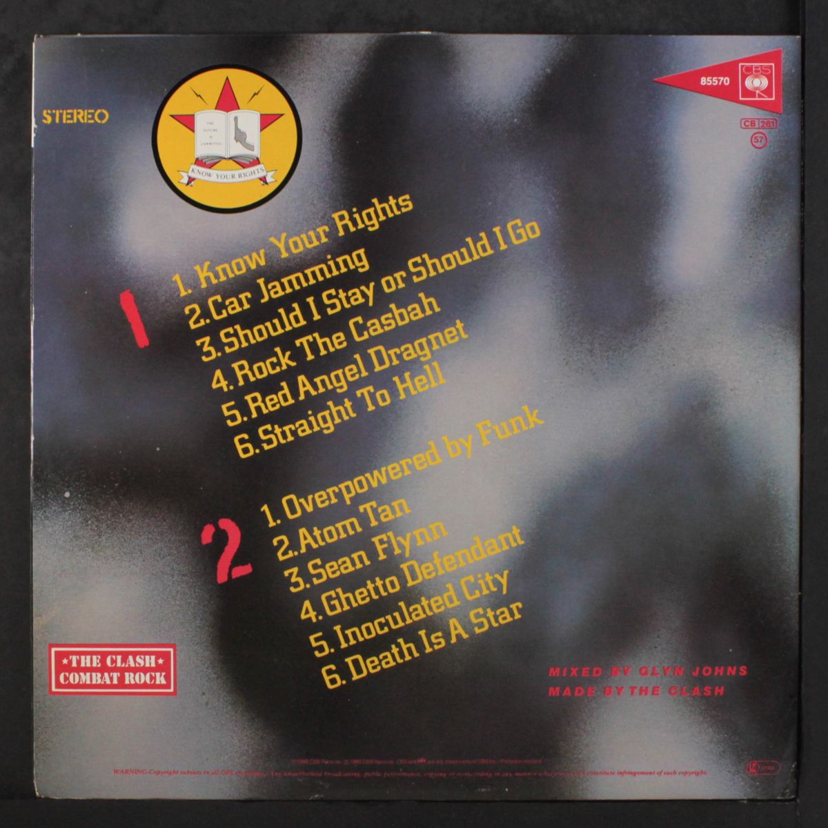 combat rock by CLASH