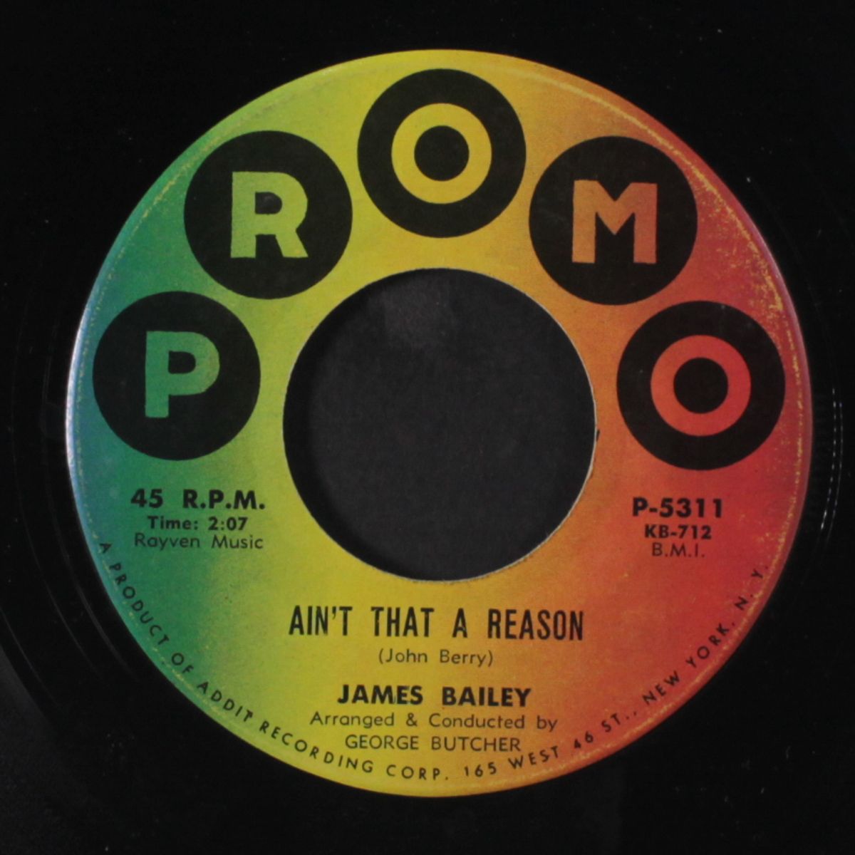 if i had known / ain't that a reason by JAMES BAILEY