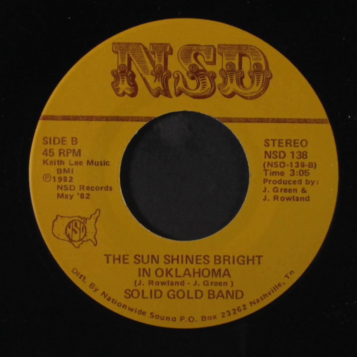country fiddles / the sun shines bright in oklahoma by SOLID GOLD BAND