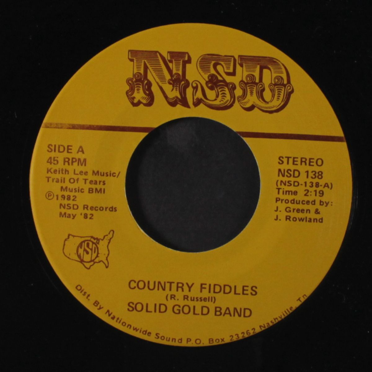 country fiddles / the sun shines bright in oklahoma by SOLID GOLD BAND