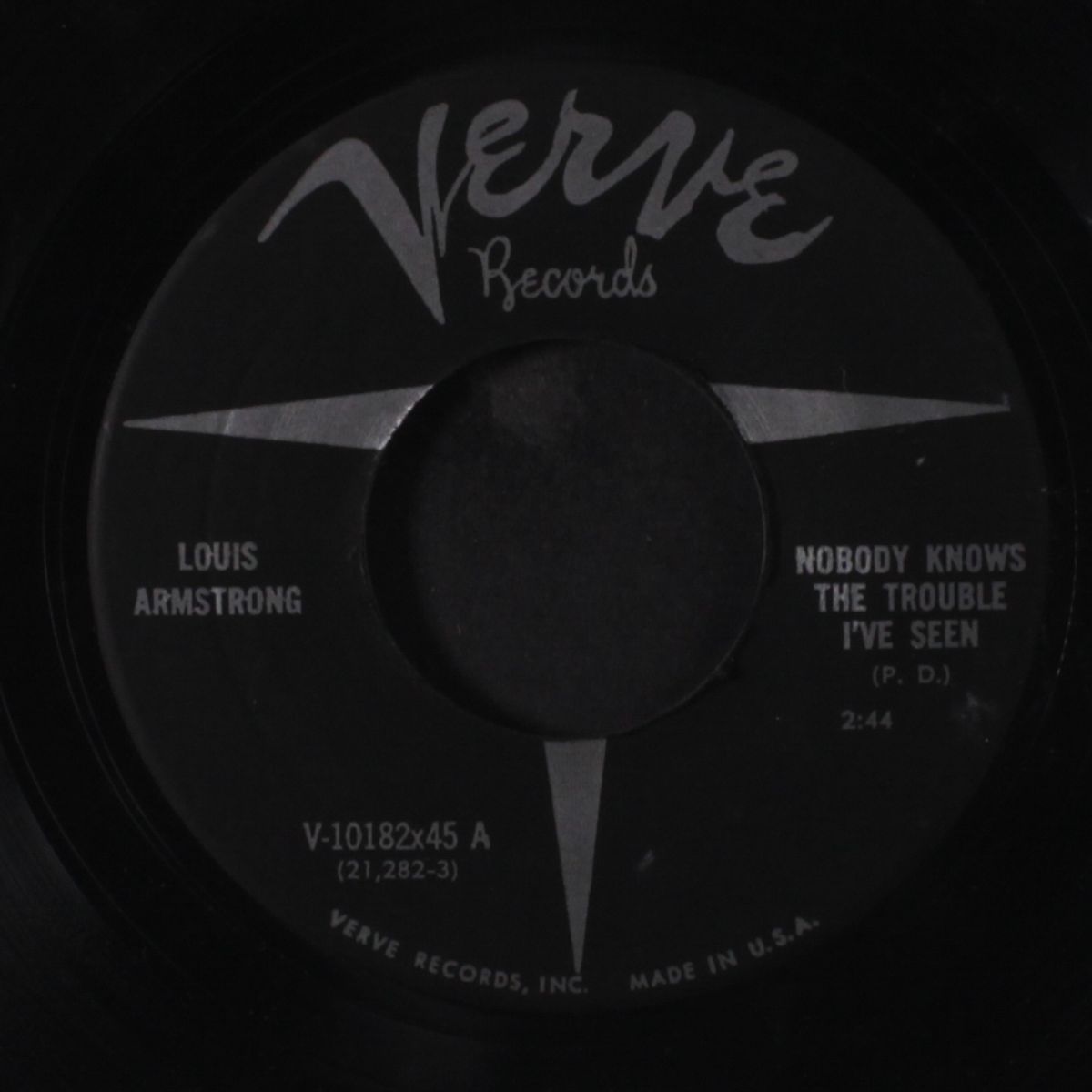 nobody knows the trouble i've seen by LOUIS ARMSTRONG