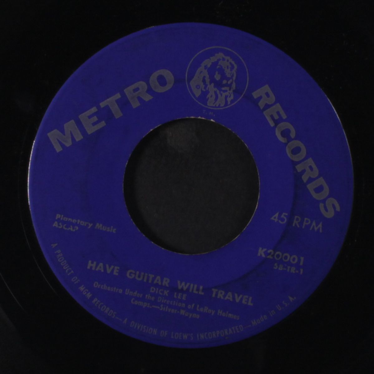 have guitar will travel / my love for you by DICK LEE