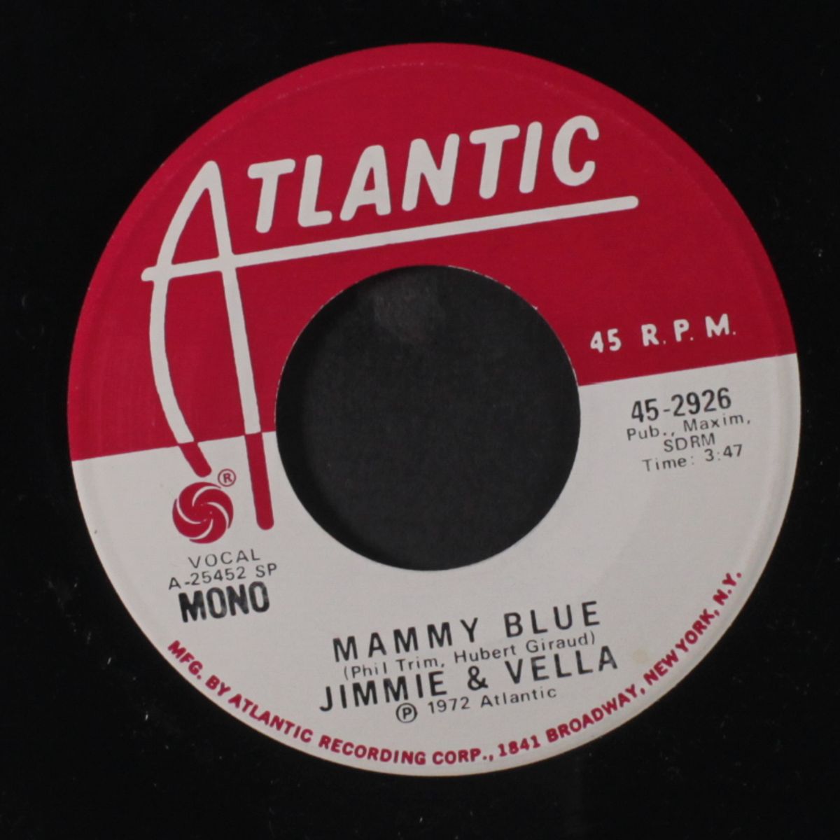 mammy blue / mono by JIMMIE & VELLA CAMERON