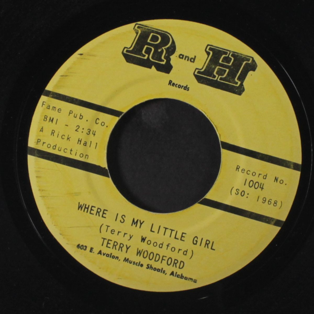 where is my little girl / i could cry by TERRY WOODFORD