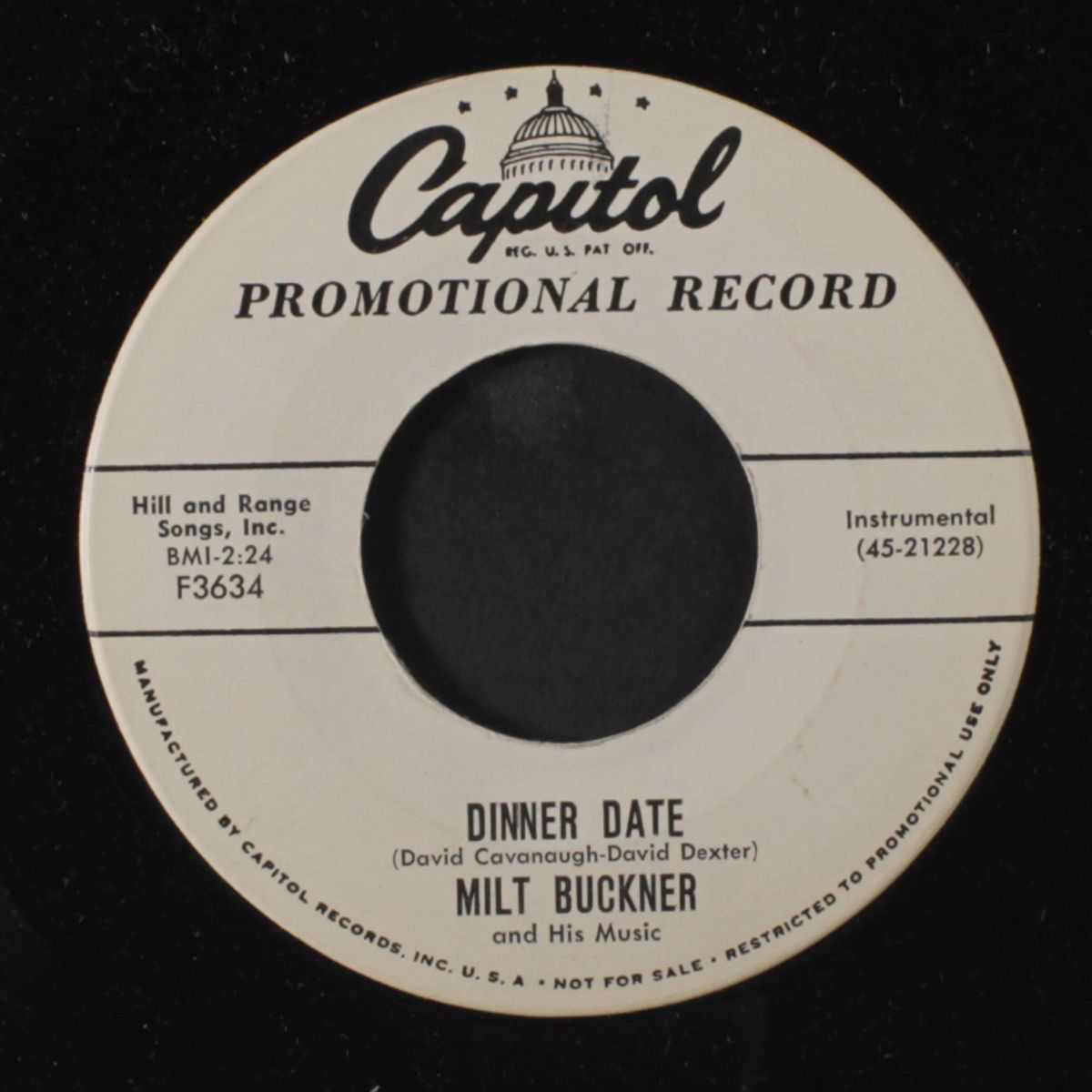 dinner date / second section by MILT BUCKNER