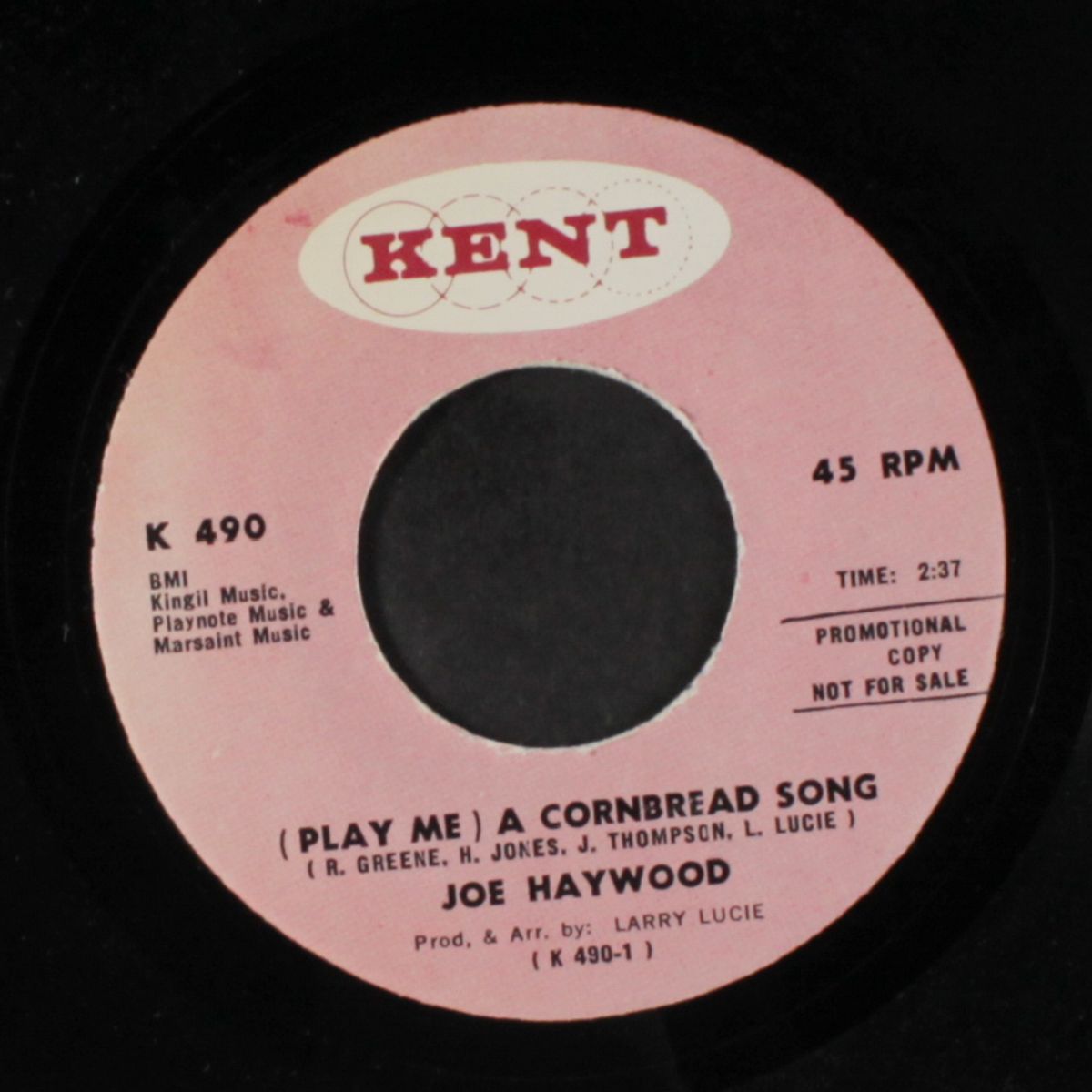 (play me) a cornbread song / i wanna love you by JOE HAYWOOD