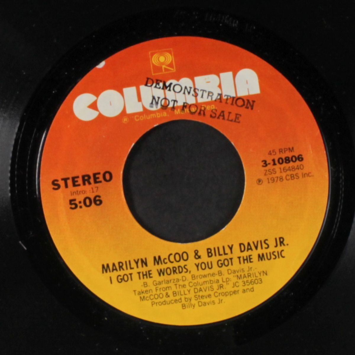 shine on silver moon / i got the words, you got the music by MARILYN MCCOO & BILLY DAVIS JR.