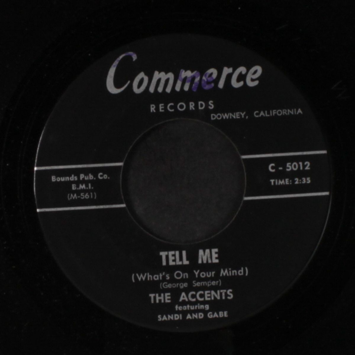 tell me / better watch out boy by ACCENTS