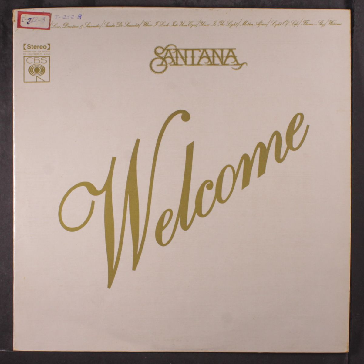 welcome by SANTANA