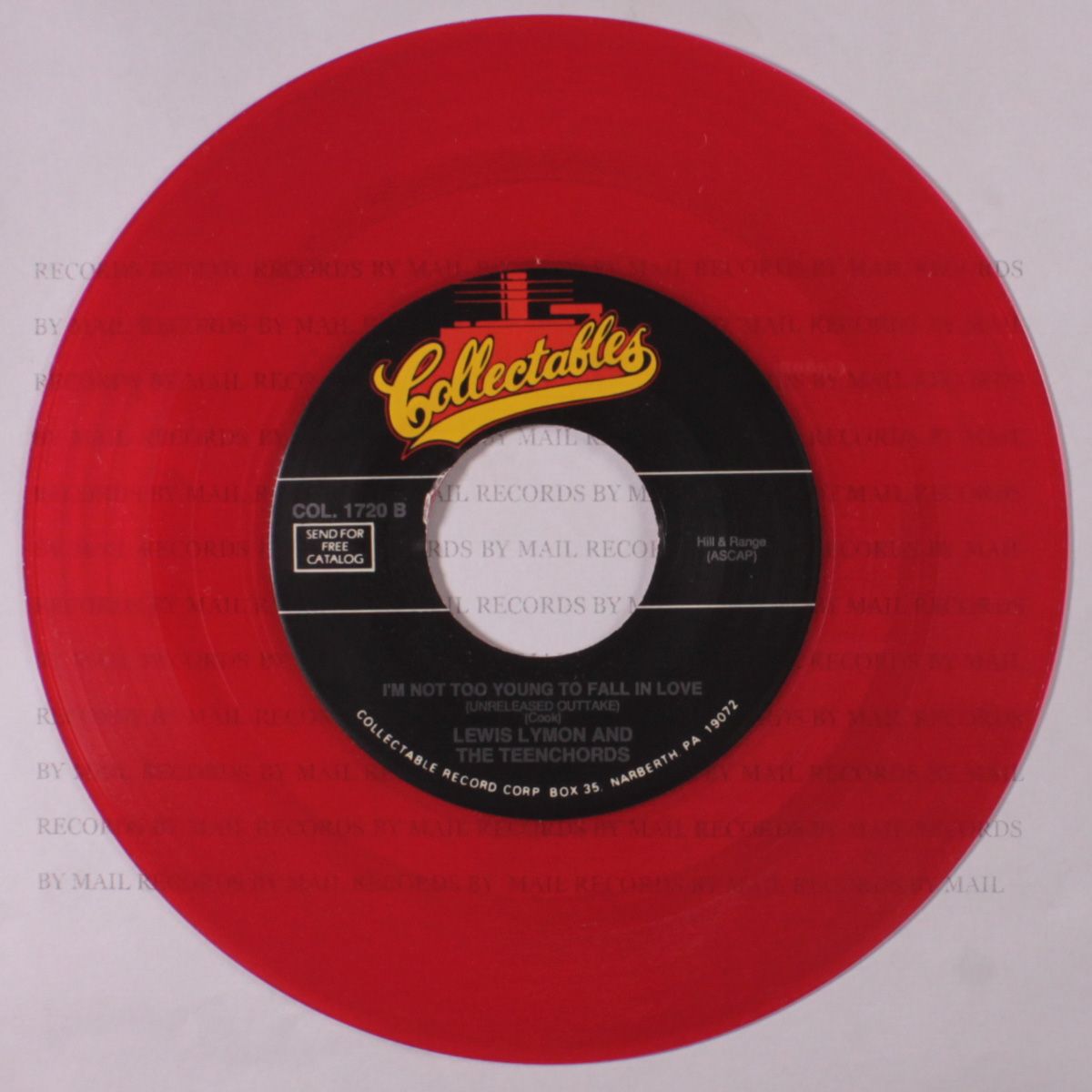 your last chance / i'm not too young to fall in love by LEWIS LYMON & TEENCHORDS