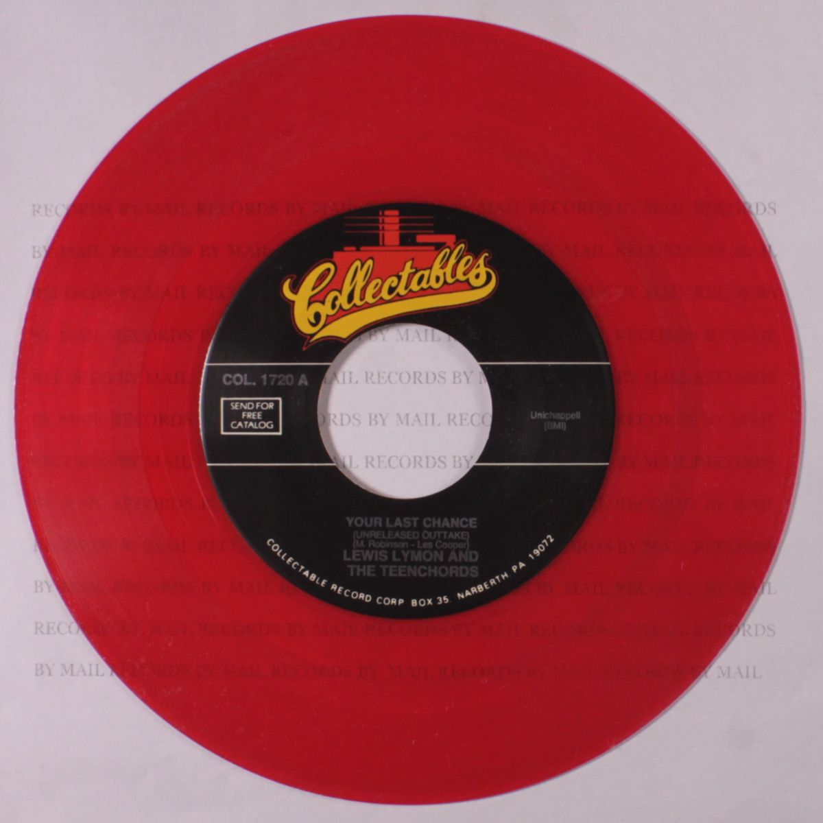 your last chance / i'm not too young to fall in love by LEWIS LYMON & TEENCHORDS