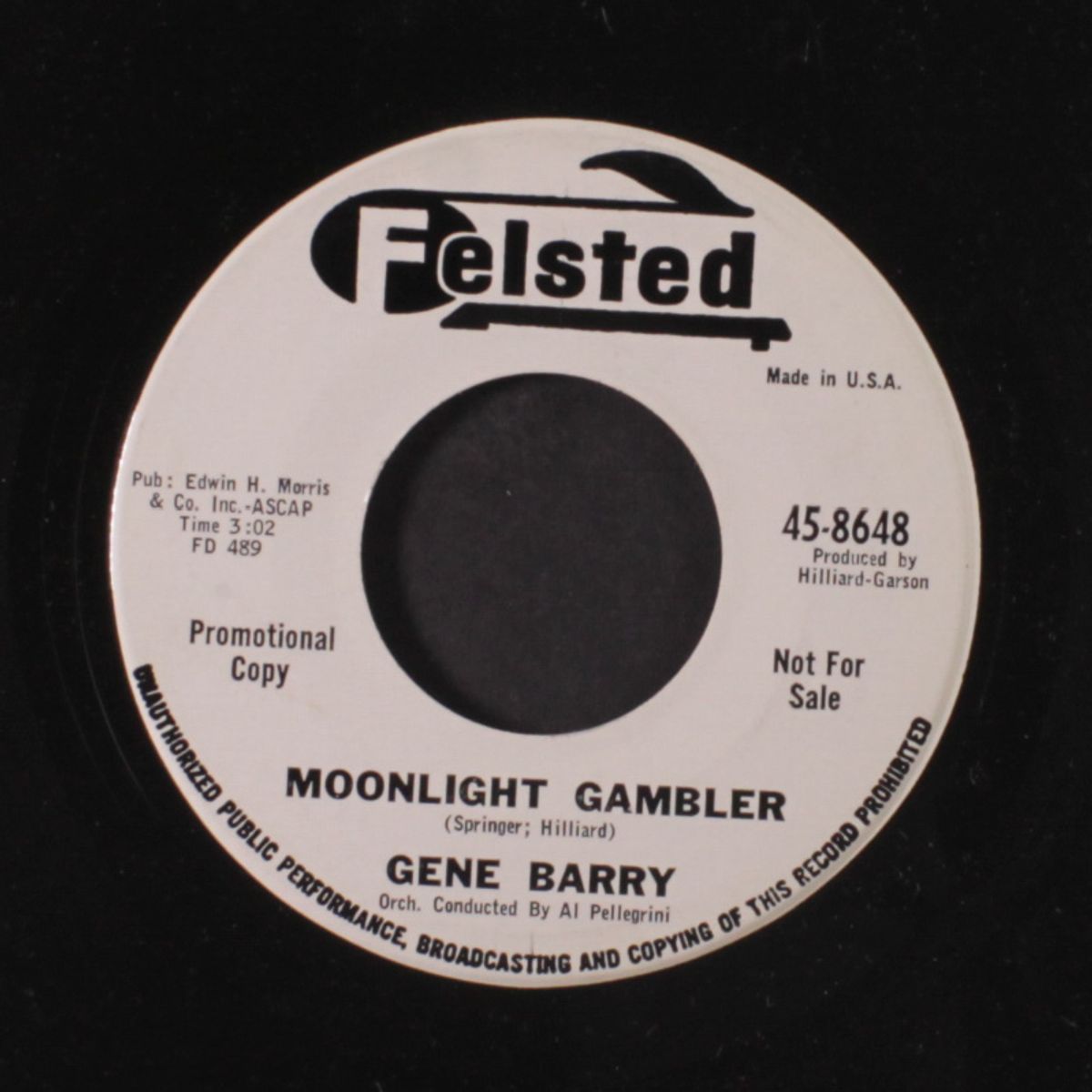 moonlight gambler / red silk stockings and green perfume by GENE BARRY