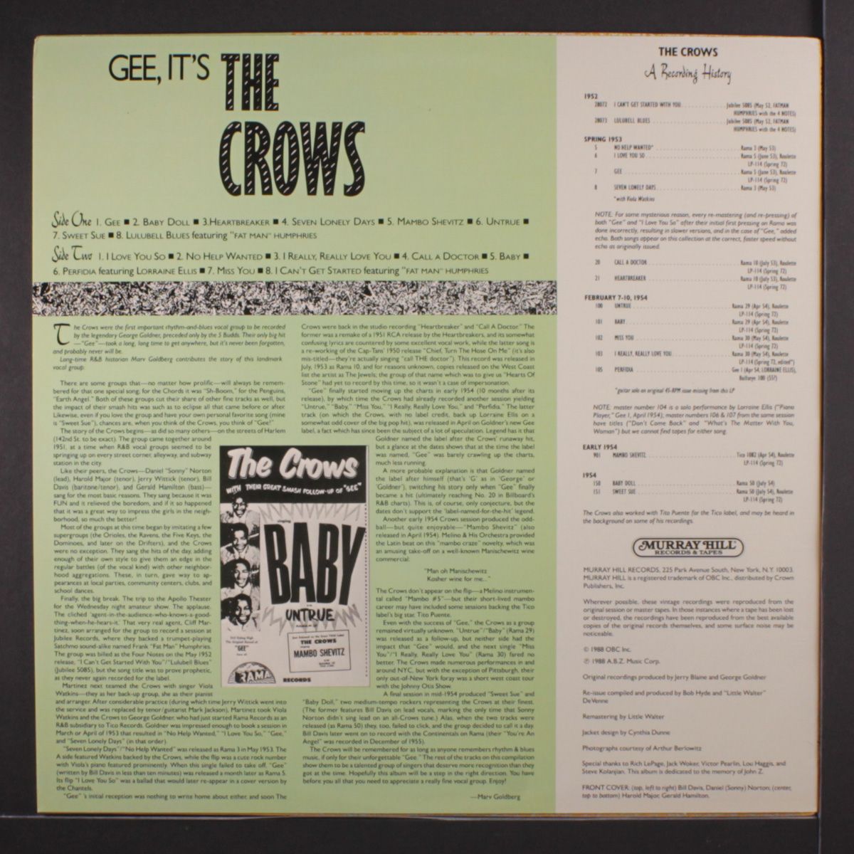 gee, it's the crows by CROWS