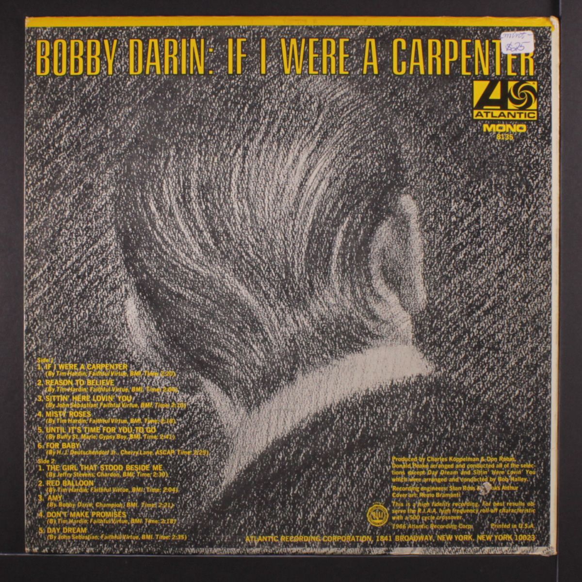 if i were a carpenter by BOBBY DARIN