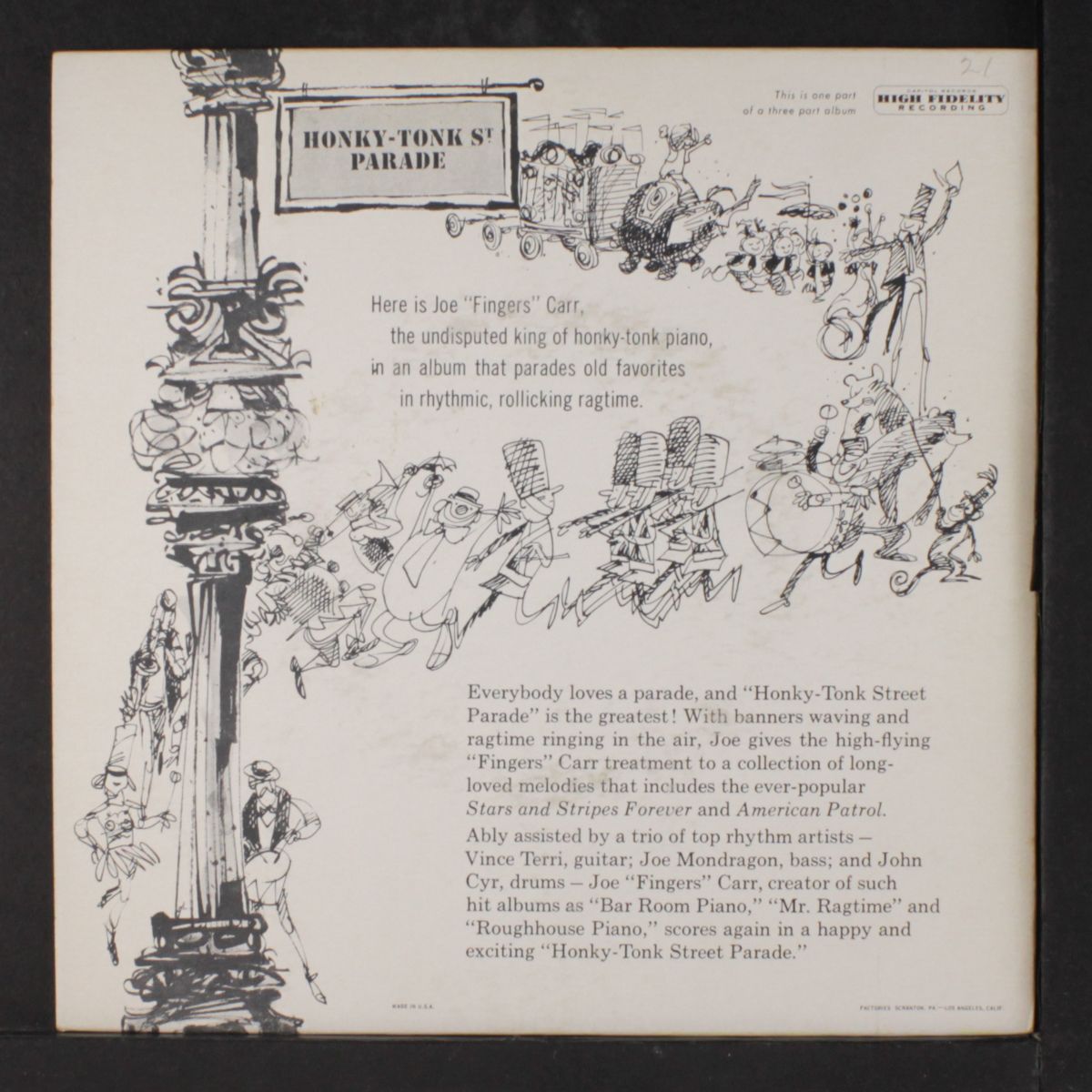 honky tonk street parade by JOE 'FINGERS' CARR