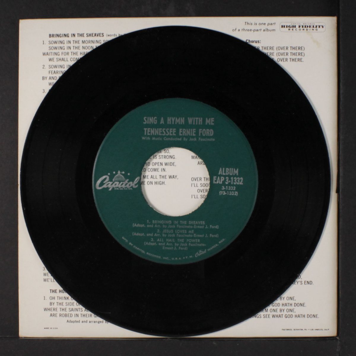 sing a hymn with me, part 3 by TENNESSEE ERNIE FORD