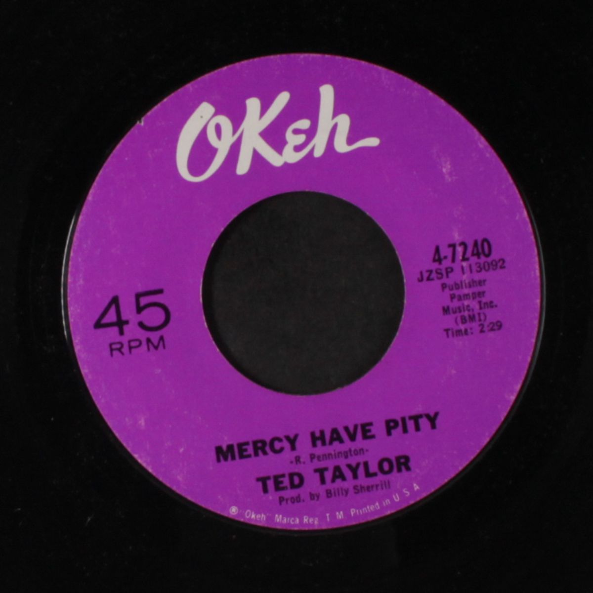 daddy's baby / mercy have pity by TED TAYLOR