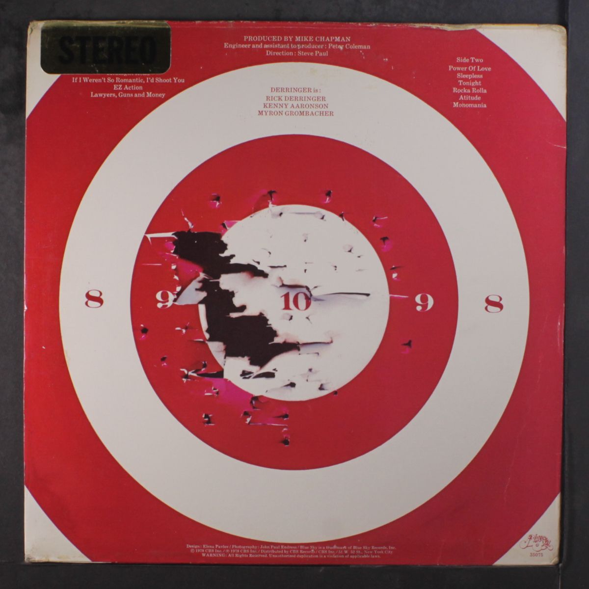 if i weren't so romantic, i'd shoot you by RICK DERRINGER