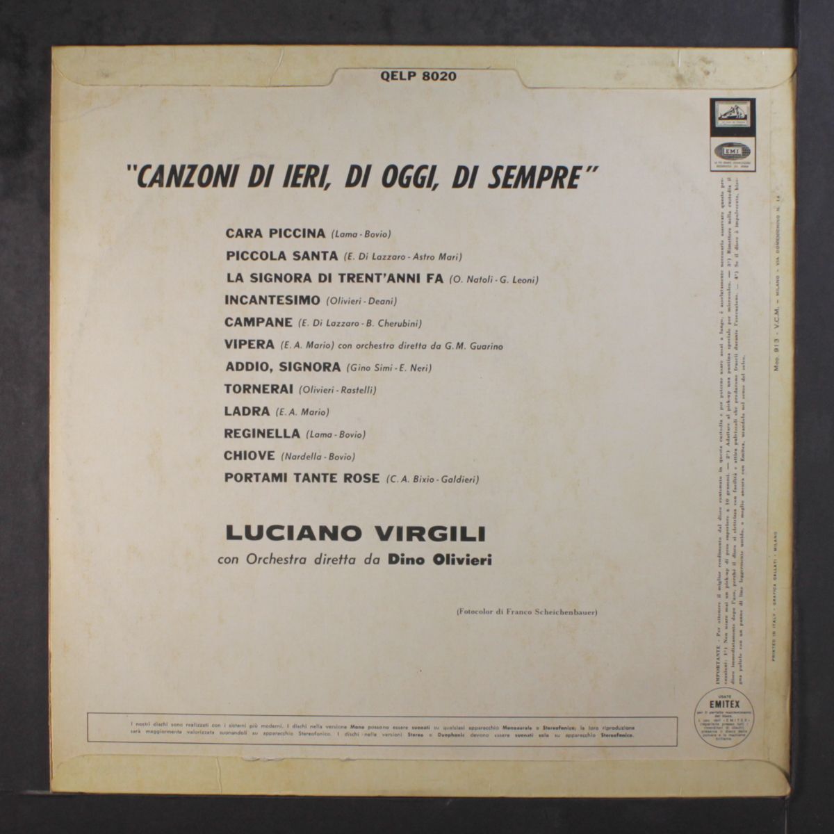 canzon di ieri, di oggi, di sempre by LUCIANO VIRGILI