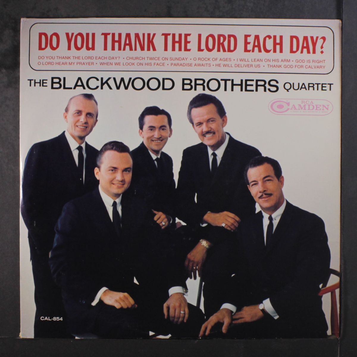 do you thank the lord each day? by BLACKWOOD BROTHERS