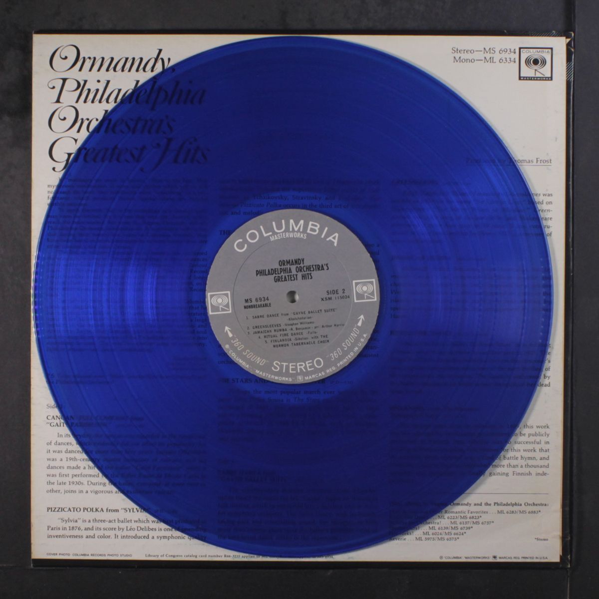 philadelphia orchestra greatest hits by EUGENE ORMANDY