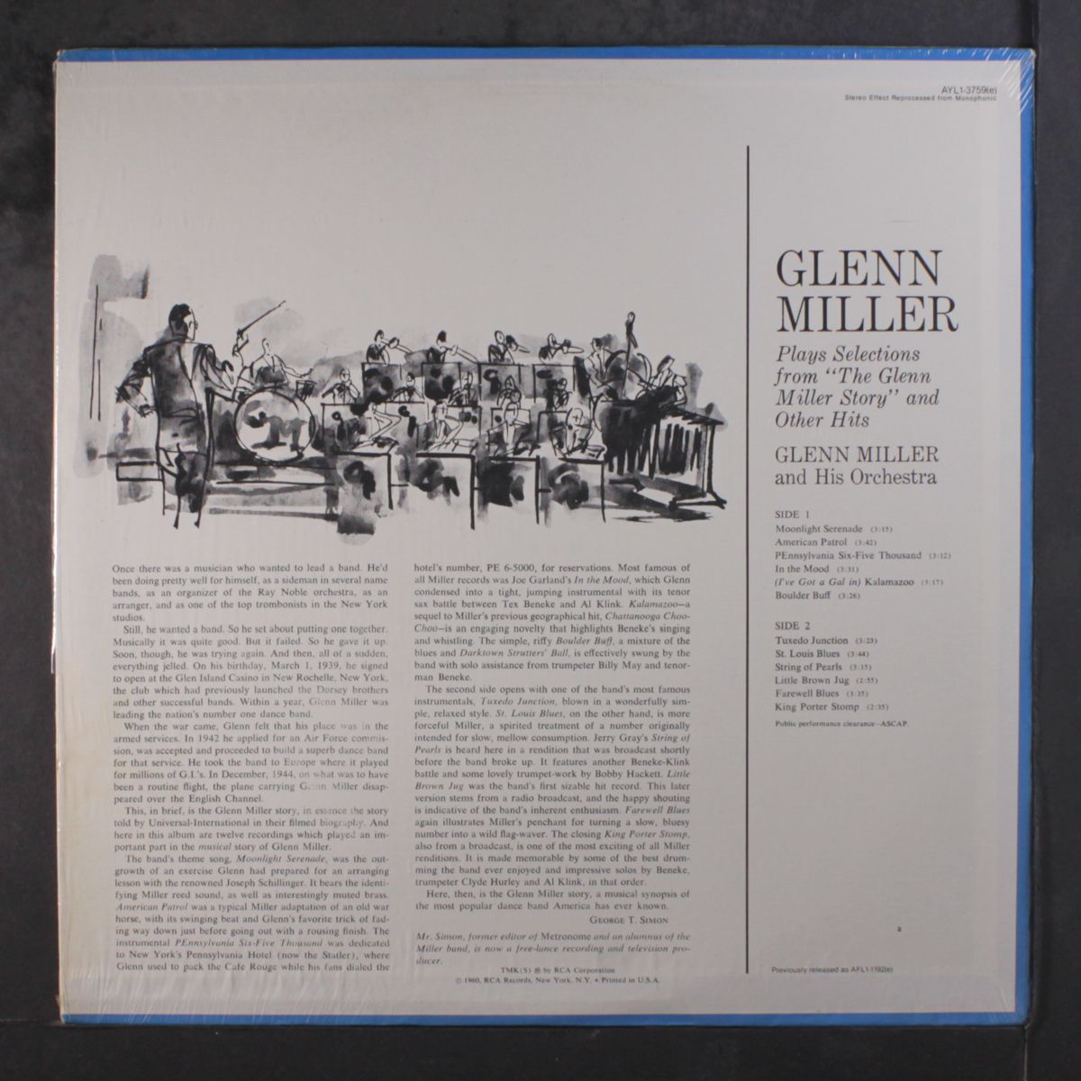 selections from the glenn miller story & other hits by GLENN MILLER