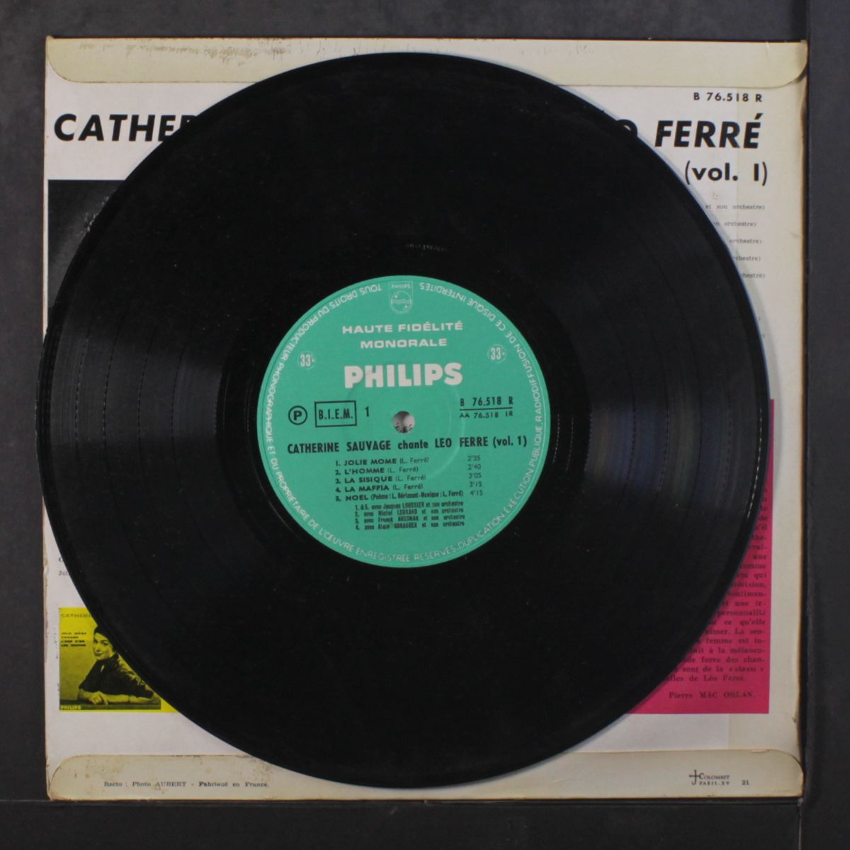 chante leo ferrer vol. 1 by CATHERINE SAUVAGE